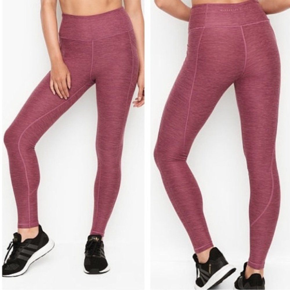 Victoria's Secret Incredible Essential Leggings Heather Berry NWOT